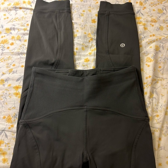 Lululemon Train Free High-Rise Crop 23" Graphite Grey 4 - Picture 3 of 8